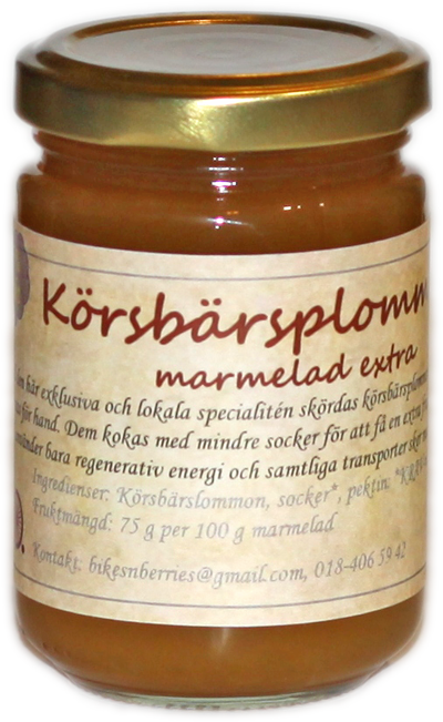 bild Körsbärsplommonmarmelad