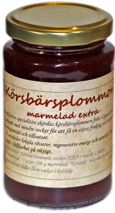 bild Körsbärsplommonmarmelad