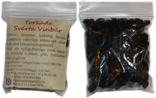 bild Torkade svarta vinbär